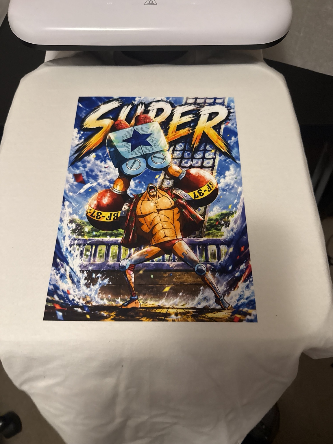 Custom Franky Super white shirt