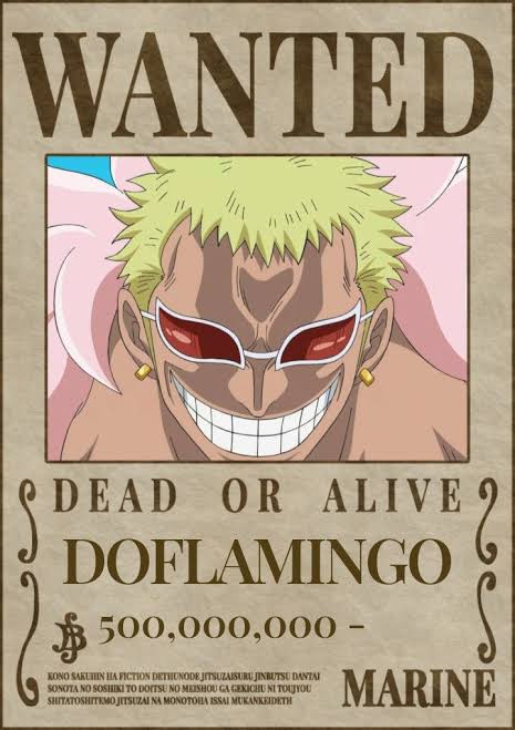 Doflamingo Wanted
