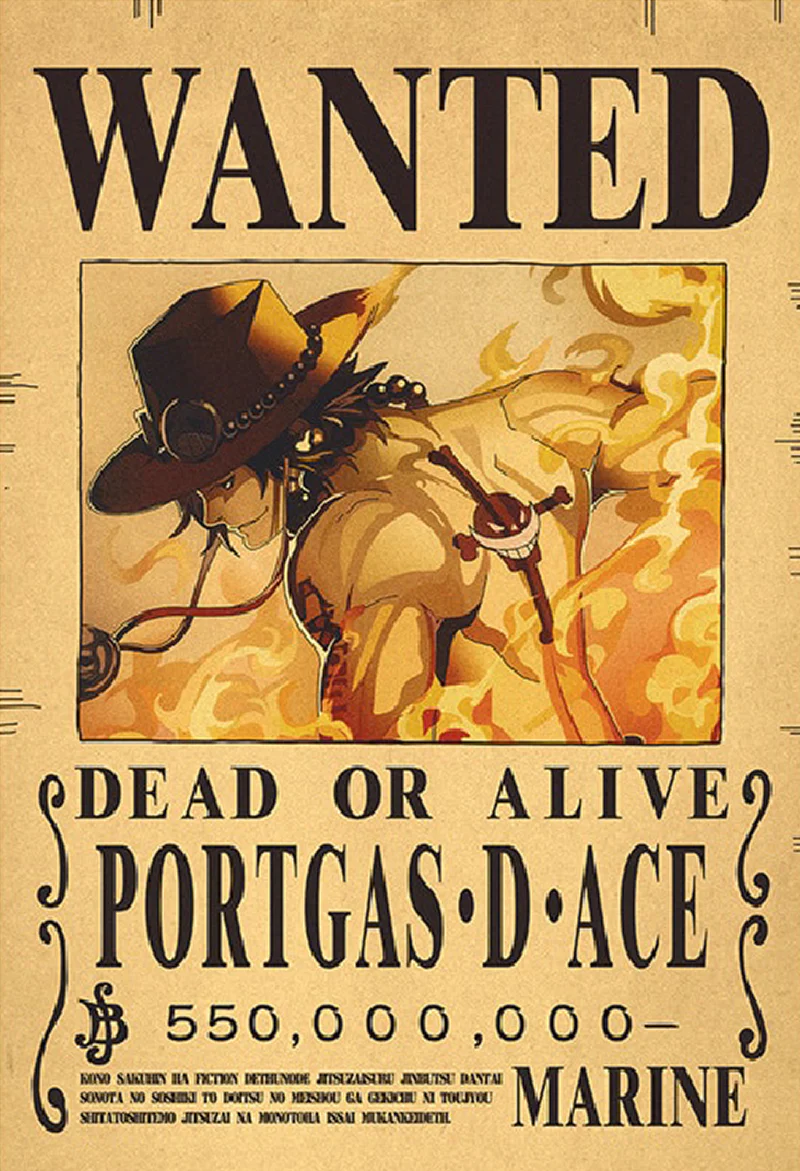 Portgas D. Ace Wanted